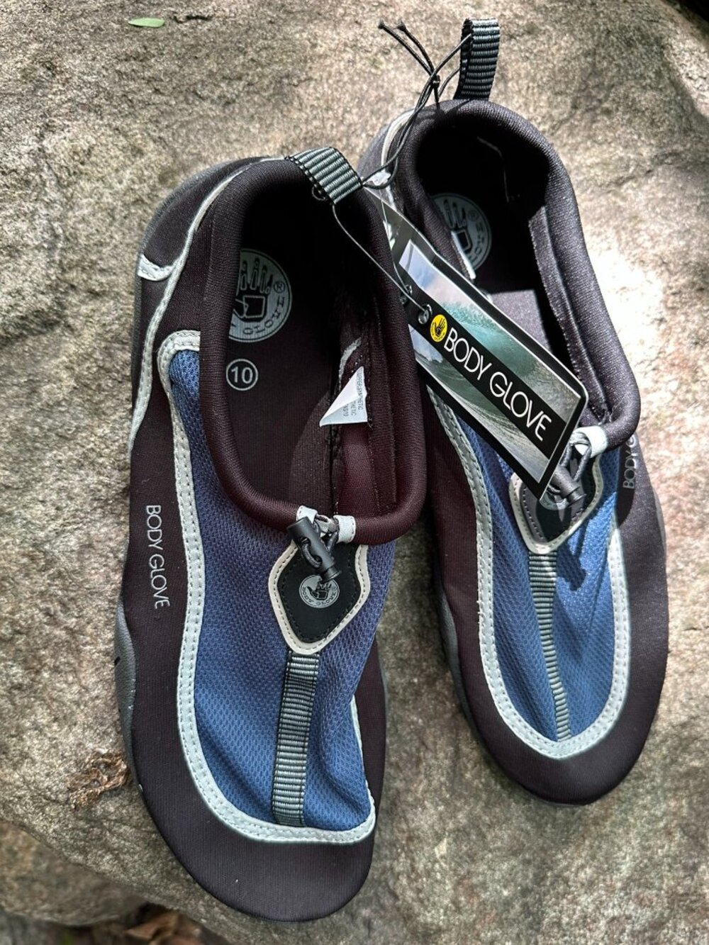 Body Glove Riptide Water Shoe Aquasock Men’s Size 10 Black & Blue NWT